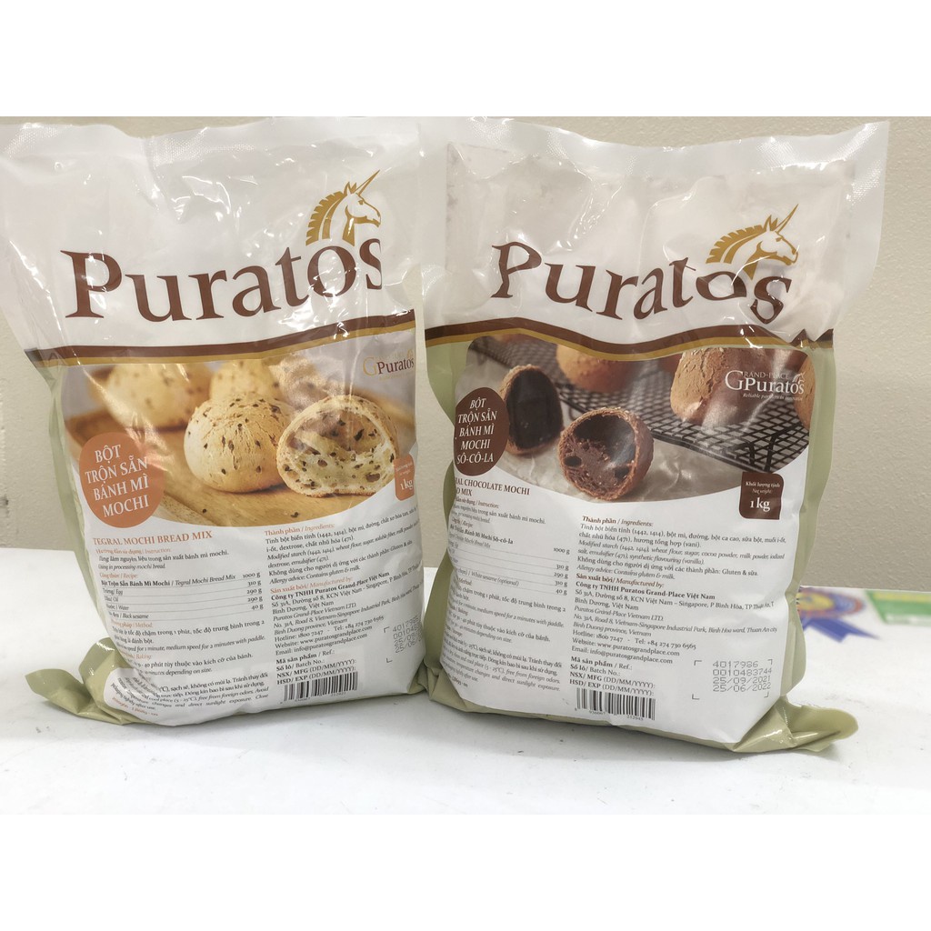 Bột bánh mì mochi Puratos gói 1kg