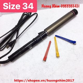 (tặng 3 kẹp vịt) Máy uốn xoăn chuyên nghiệp cao cấp phi lớn 31mm