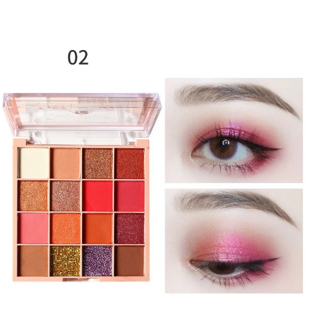 Bảng Phấn Mắt Lameila 16 ô màu Eye Shadow 3043 | BigBuy360 - bigbuy360.vn