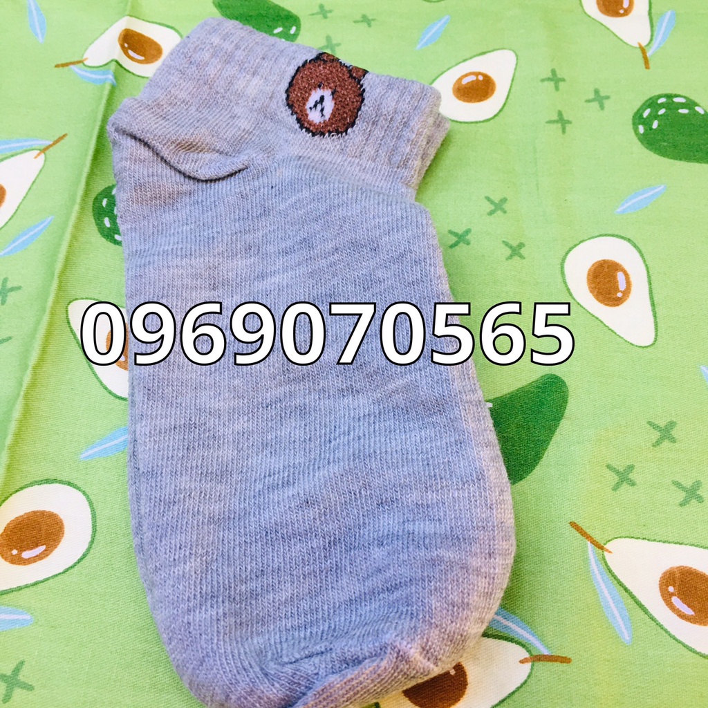Tất gấu đủ màu hàng loại 1 cute