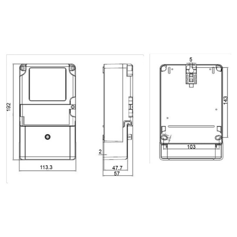 Công tơ điện tử 1 pha Emic CE-18 / CE-38