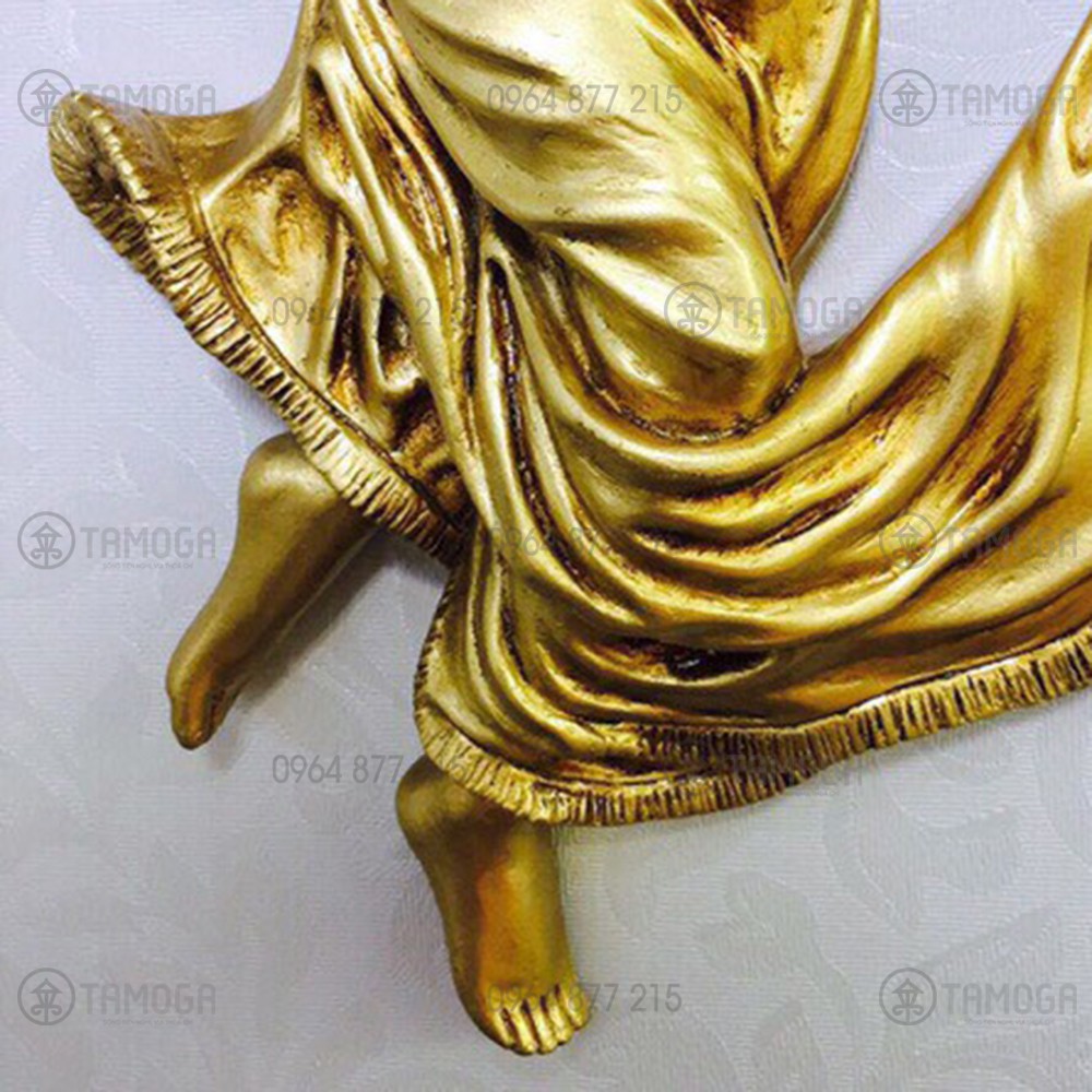 Đèn tường trang trí, đèn trang trí phòng khách DGT 6204+ Tặng kèm bóng led AS Vàng