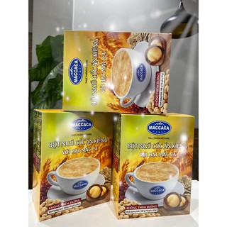 <KHÔNG ĐƯỜNG> Bột ngũ cốc ăn kiêng với hạt Mắc ca / MACCACA