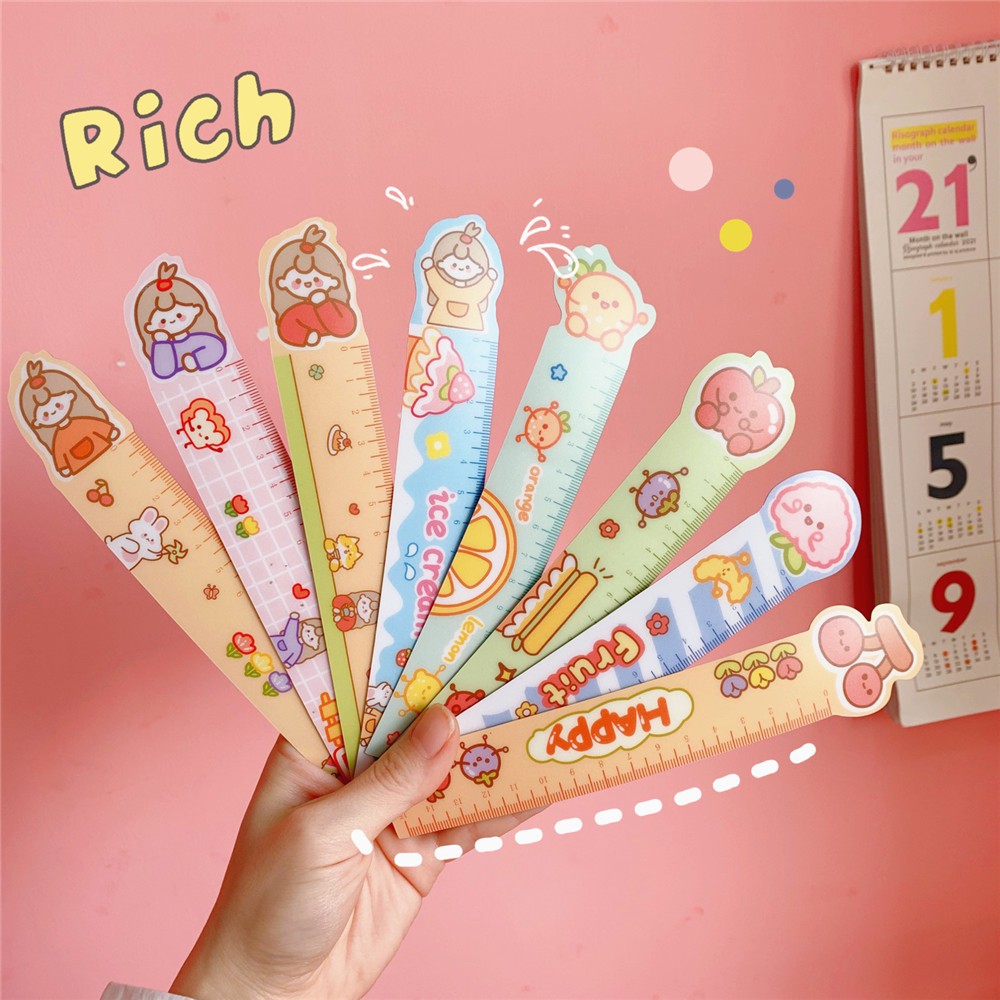 Thước kẻ dẻo hoạt hình cute - taphoagaunho