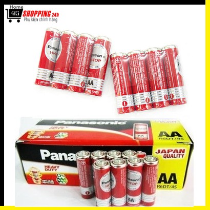 Pin AA Panasonic Đỏ - Hộp 60 VIên