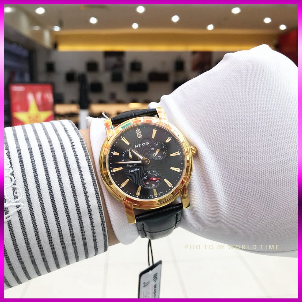 Đồng hồ Nam Neos 6 Kim Chống xước Chống Nước Chính Hãng Bảo Hành 3 Năm