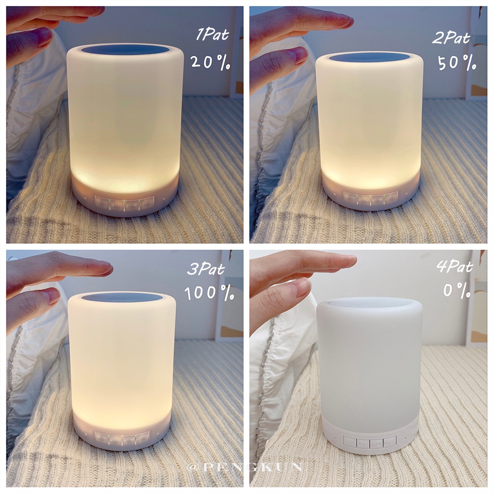 Loa Bluetooth Kiêm Đồng Hồ Báo Thức Không Dây Tích Hợp Đèn Ngủ Đa Năng