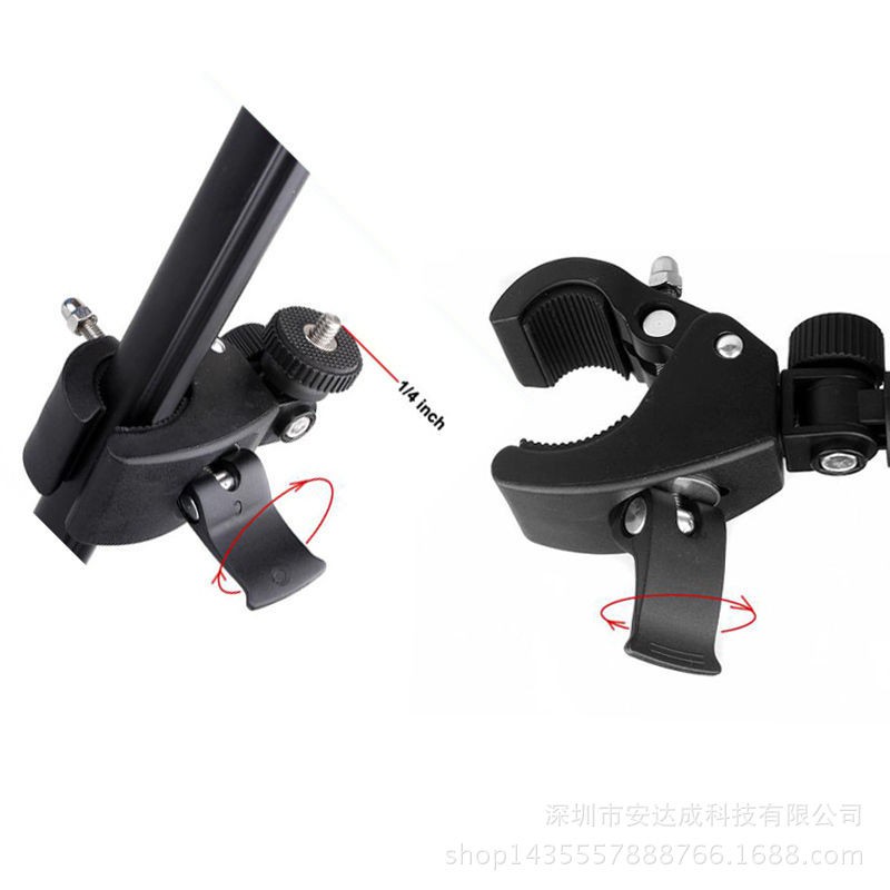 Kẹp Ghi Đông chân vít 1/4 Mẫu 1 Cho Gopro Hero 7 5 6 Session Sjcam Sj4000 Xiaomi Yi 4k Eken H9 - GoPro101 - inoxnamkim