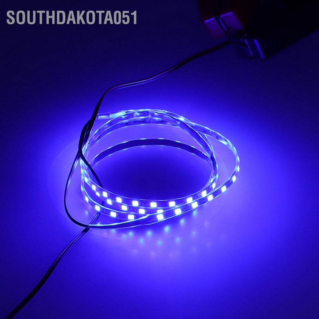 Southdakota051 90cm LED Strip 90 Lamp Chips Decorative Ambient Lighting 12V Universal for Car Motorcycle