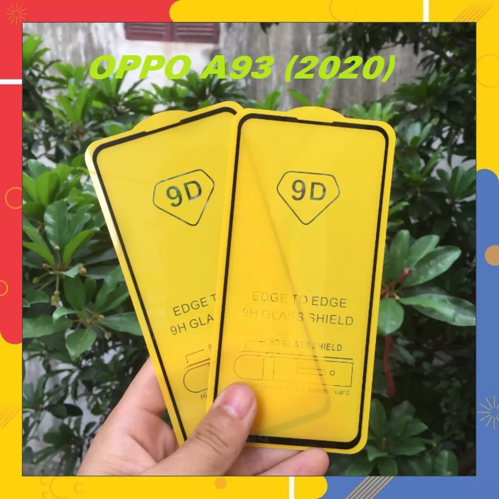 Kính cường lực full màn hình oppo A93 2020 Full màn hình