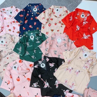 Pijama lụa gấm