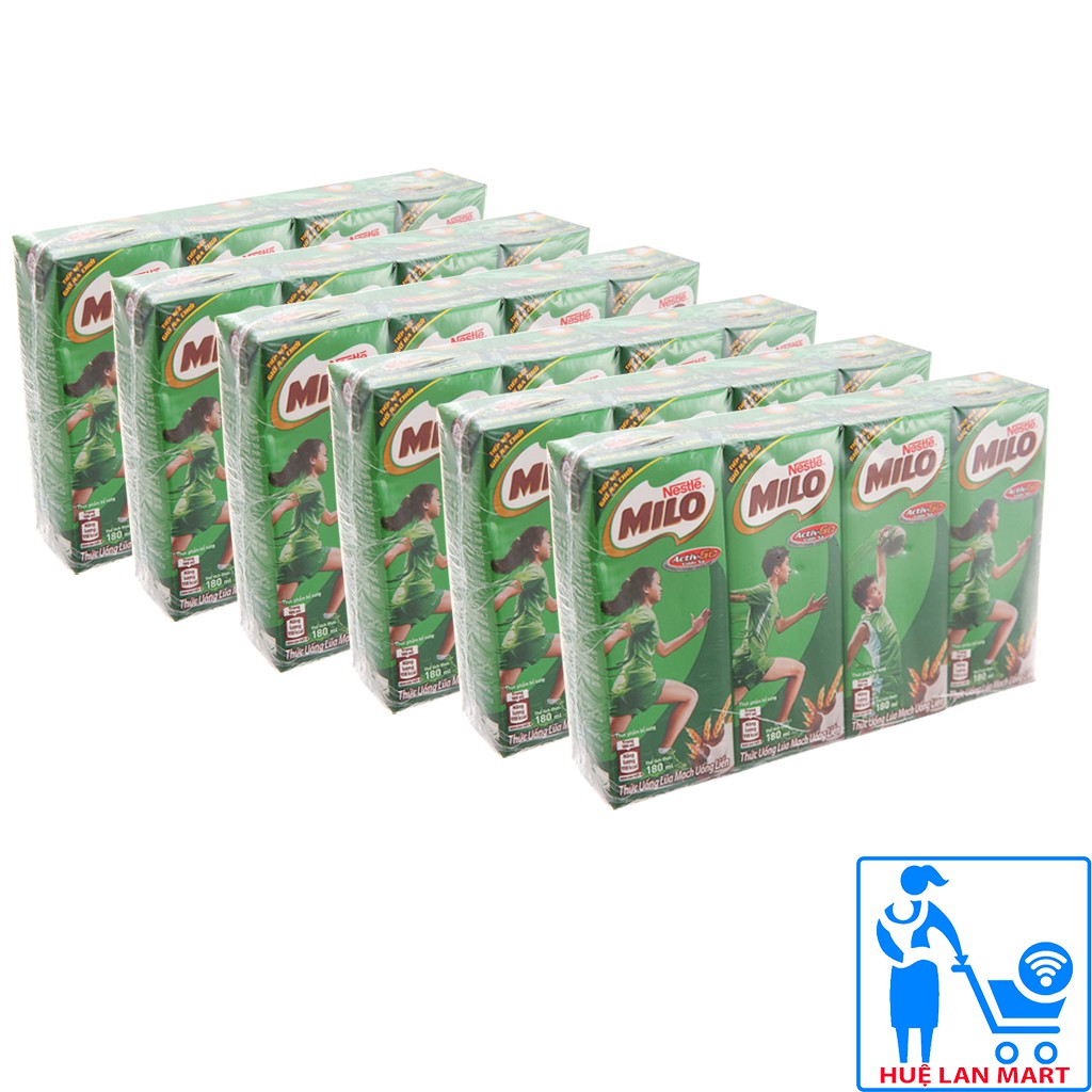 Combo 6 Sữa Milo Active-Go Lốc 4 Hộp x 180ml