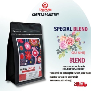 Cà phê nguyên chất gu vị nhẹ nhàng hương thơm nồng, cafe rang mộc xay pha phin Blend Arabica- Robusta honey