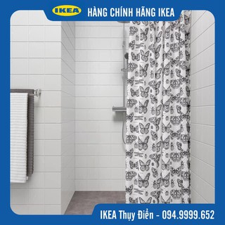 Rèm phòng tắm hình bướm IKEA