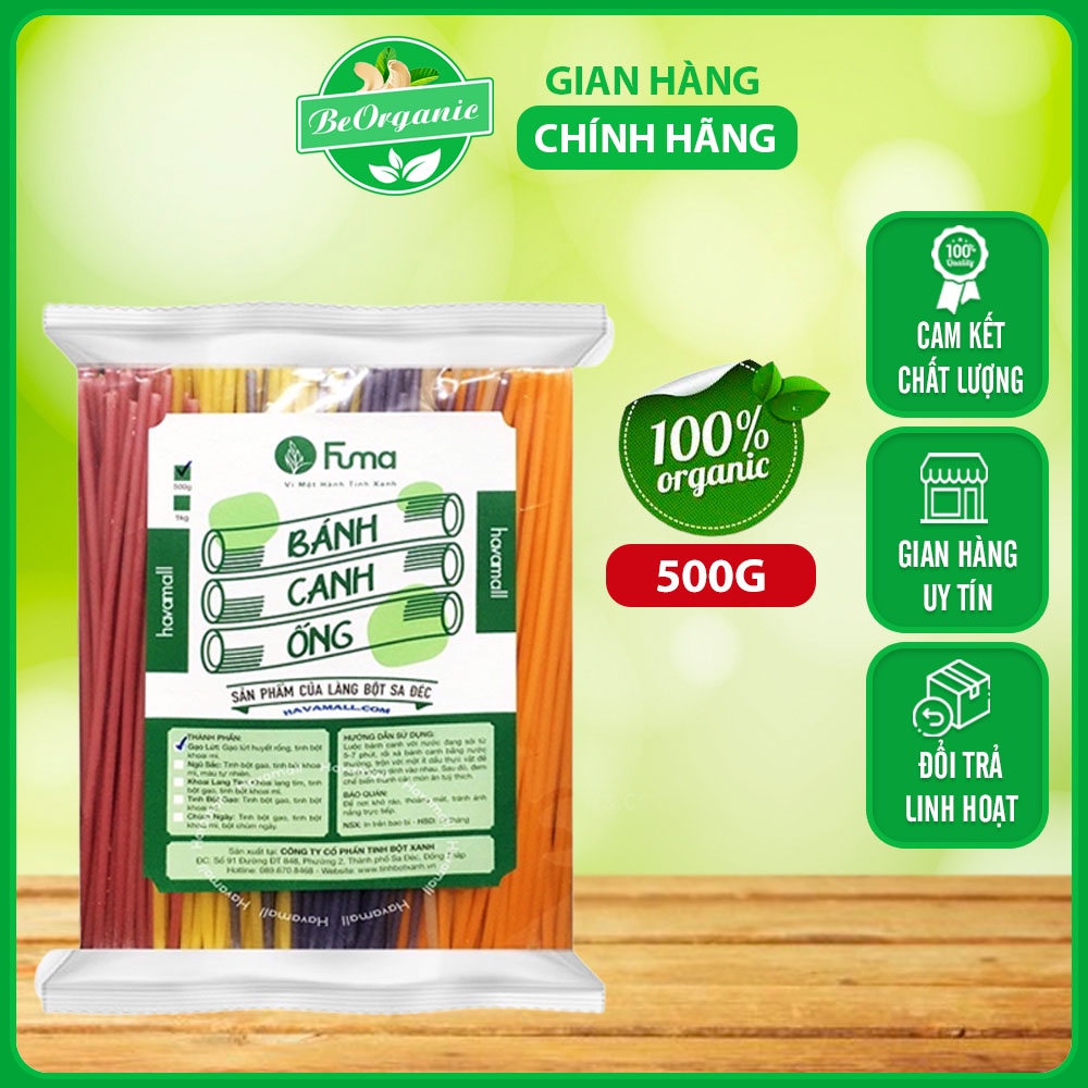 Bánh Canh Rau Củ Hữu Cơ Fuma 500g Beorganic - Thực Phẩm Eatclean, Organic Cho Người Ăn Kiêng, Ăn Chay, Giảm Béo