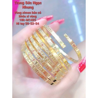 Bộ ximen bản chạm chữ hợp kim xi mạ-M1425