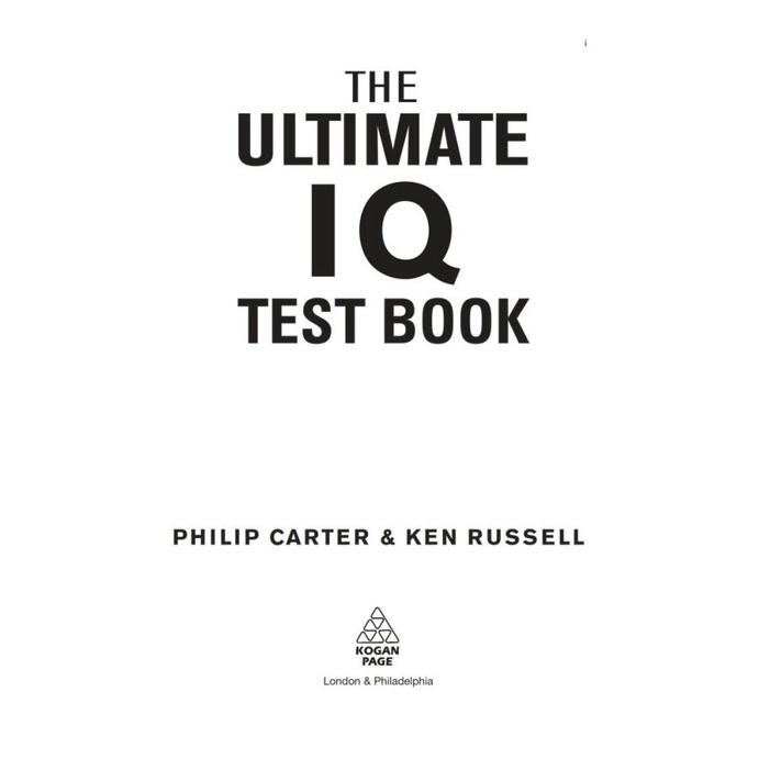 The Ultimale IQ Test Book
