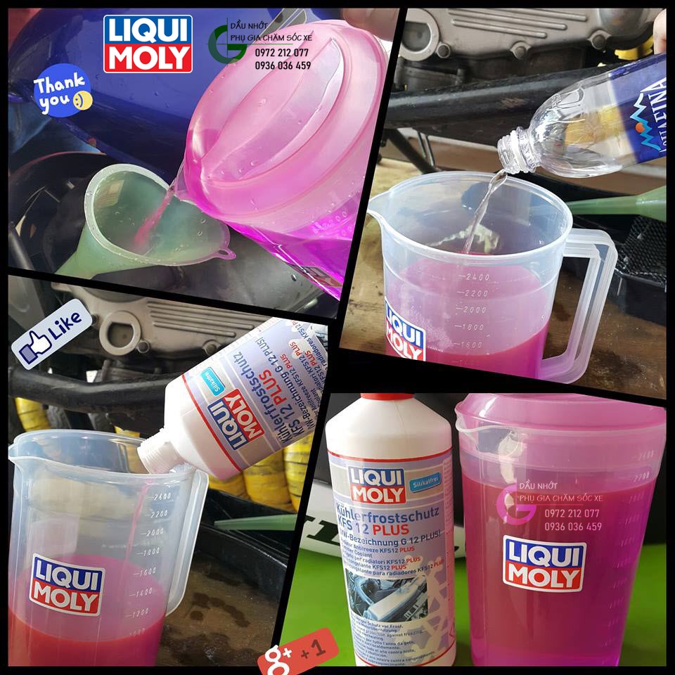 Nước làm mát nguyên chất Liqui Moly Coolant 21145 cho động cơ ô tô, xe máy