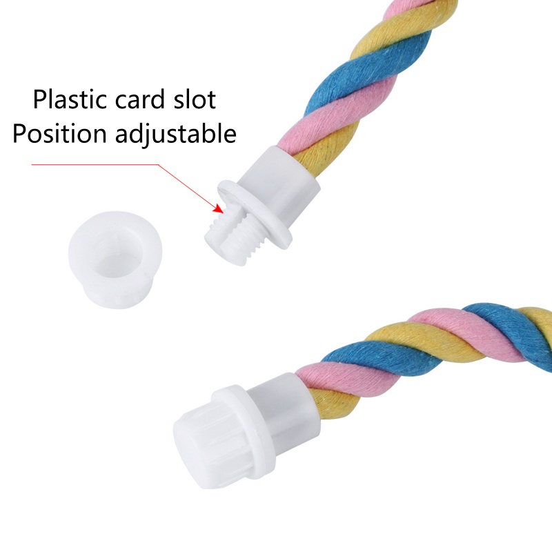 Dây Thừng Leo Trèo Hình Chữ U Đứng Bằng Cotton Dành Cho Chim Vẹt