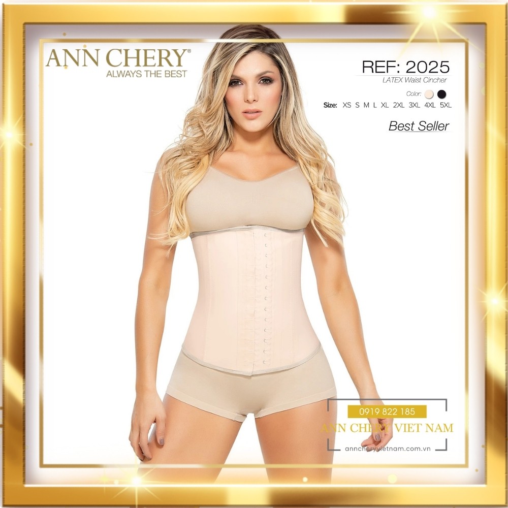 [QUÀ TẶNG 0Đ] Gen nịt bụng Latex ANN CHERY 2025