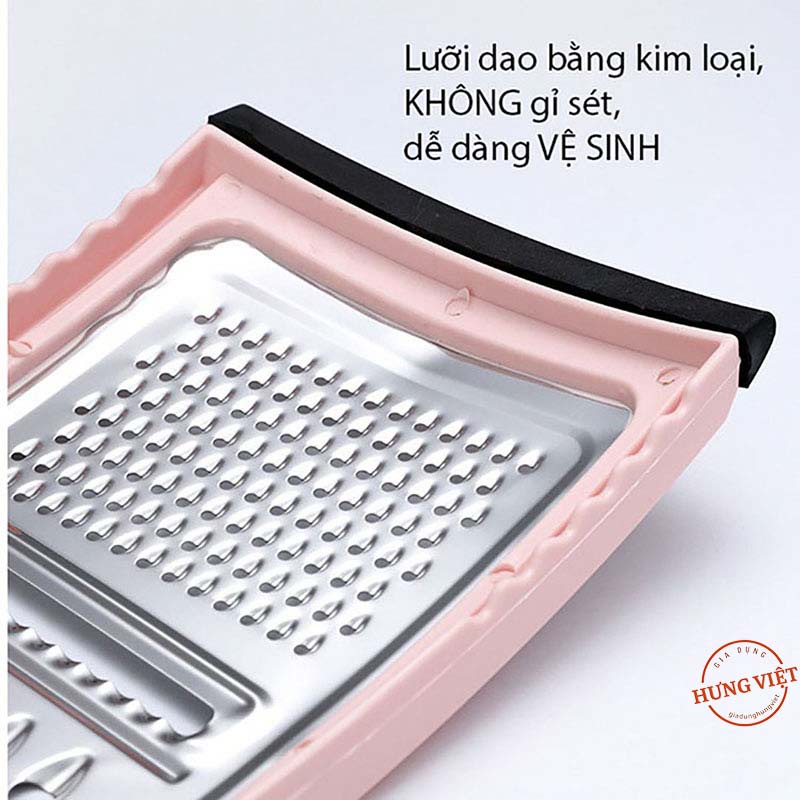 Dao bào cỡ lớn có tay cầm tiện lợi, bào sợi, gọt vỏ, thái lát, bào nhuyễn, nạo củ quả đa năng [DAO BÀO TO]