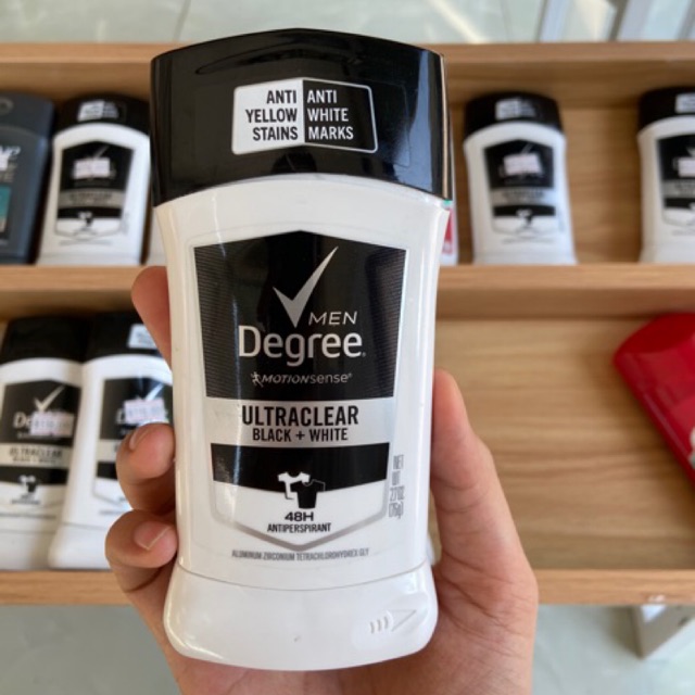 Lăn khử mùi nam Degree Men UltraClear Black + White 48h