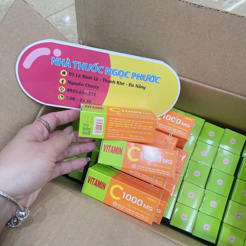 Vitamin C 1000mg - Tăng sức đề kháng - Tăng cường hệ miễn dịch