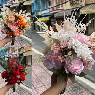 (MỚI) Hoa cưới cầm tay cô dâu cho các Studio chuyên nghiệp mẫu mới liên tục 2024 số lượng ít Giangpkc