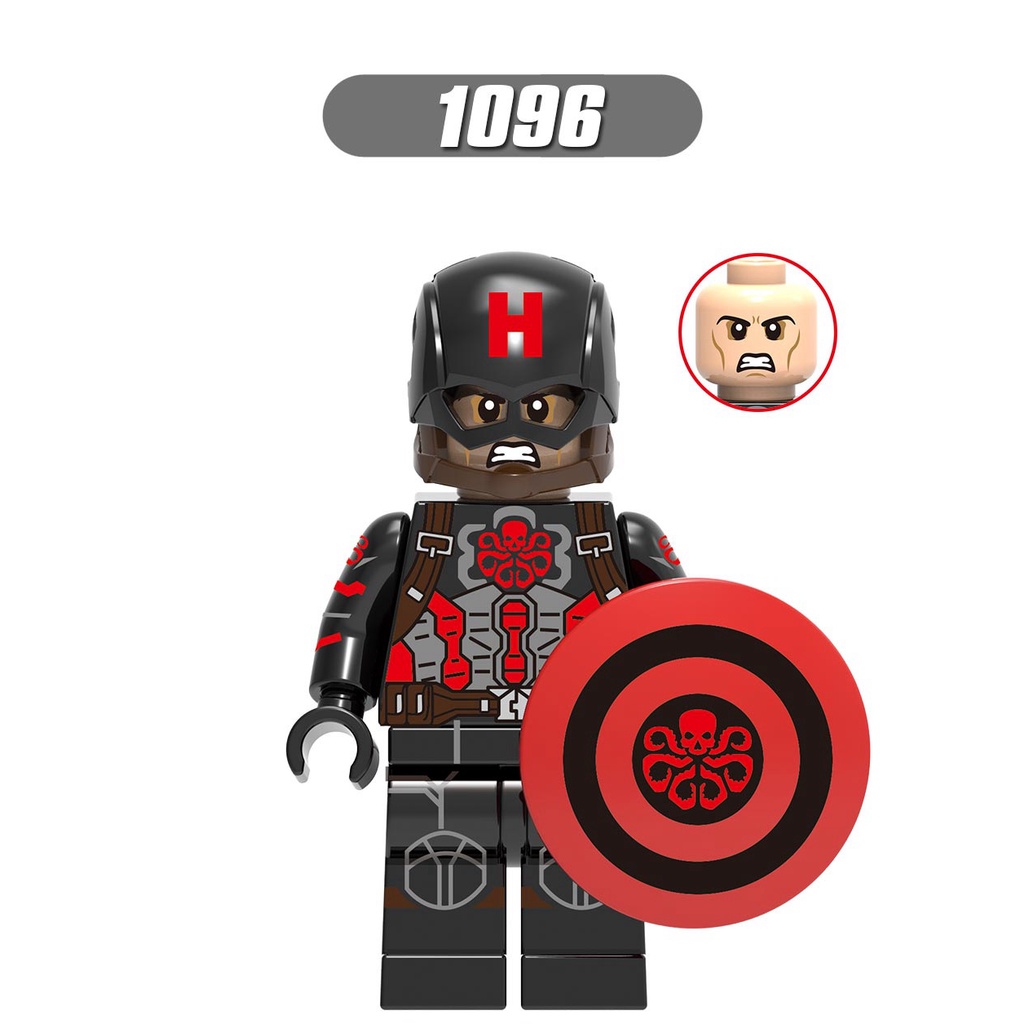 Mô Hình Đồ Chơi Lắp Ráp Siêu Anh Hùng Marvel Captain America