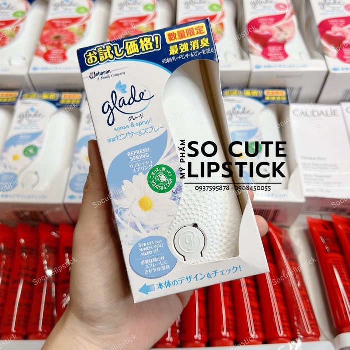 Máy xịt thơm phòng tự động Glade Nhật Bản
