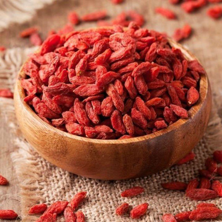 Kỳ Tử Organic Sấy Khô Goji Berreis Organic Traditions Hộp 454gr Của Mỹ Kỉ Tử Đều Quả Đỏ, Không Lẫn Tạp Chất