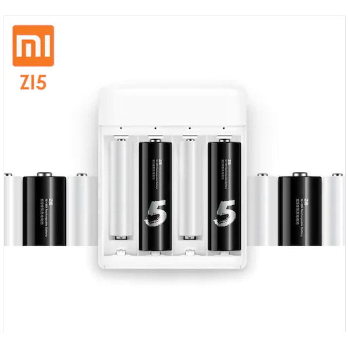 4 viên Pin tiểu pin đũa sạc nhiều lần AA ,AAA Xiaomi Rechargeable Batteries ZI5 / ZI7
