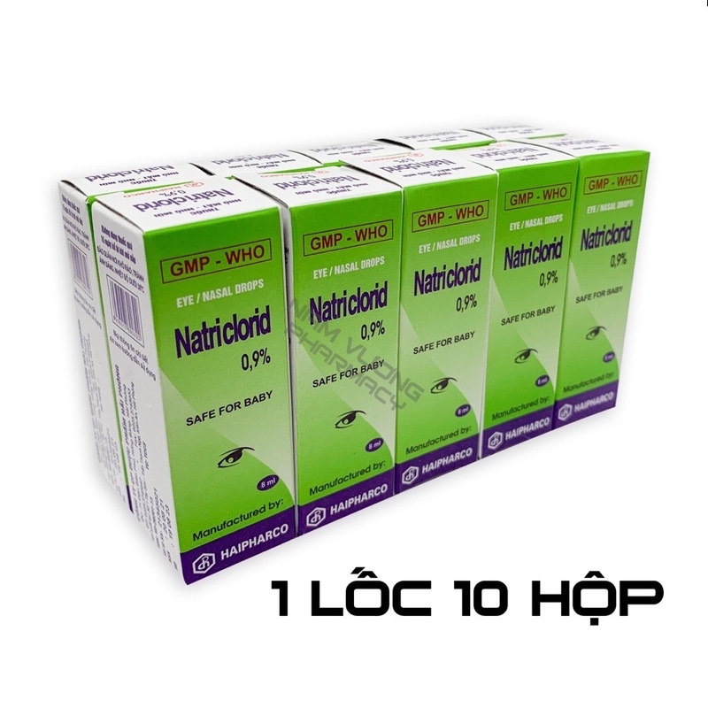 Lốc 10 chai  nước muối sinh lý haipharco - 1 chai 10ml - ảnh sản phẩm 2