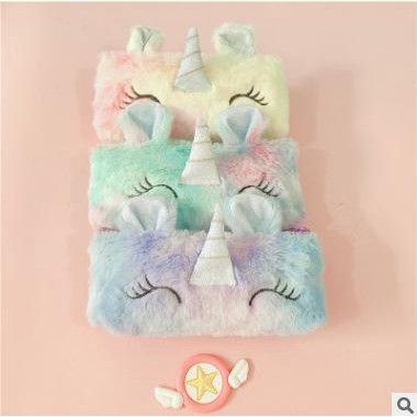 Hộp bút ngựa thần màu loang Hb240 hộp bút lông cute hộp bút dễ thương