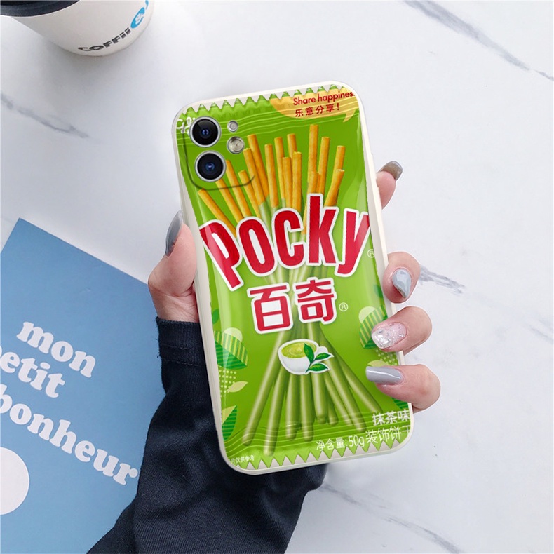 Ốp lưng iphone vỏ kẹo nền bóng Pocky cute 6/6splus/7/7plus/8/8plus/x/xr/xs/11/12/13/14/pro/max/plus/promax