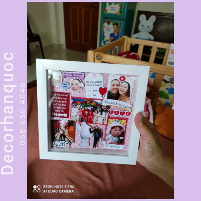 Khung ảnh Scrapbook - Khung ảnh Handmade [Thiết kế theo yêu cầu]