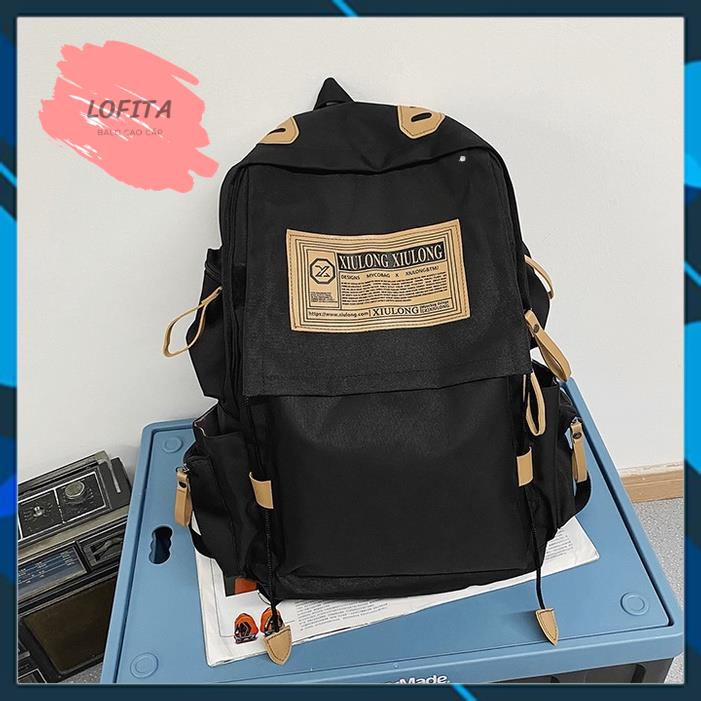 Balo đi học nam nữ  thời trang LOFITA Balo nữ đẹp ulzzang cao cấp unisex đựng vừa laptop hàn quốc MSP108 - LOFITA