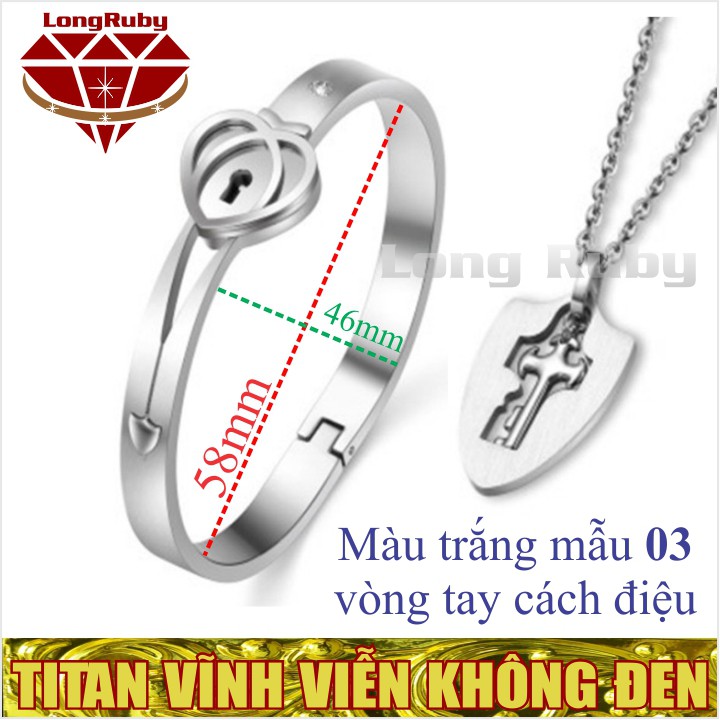 [Mã FAMAYFA giảm 10K đơn 50K] VÒNG TAY CAO CẤP Ổ KHÓA DÂY CHUYỀN CHÌA KHÓA KHÔNG ĐEN | BigBuy360 - bigbuy360.vn
