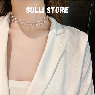 Dây chuyền vòng cổ Pearl choker Sulli store