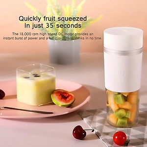 Máy xay sinh tố cầm tay Deerma NU30/ Mijia MJZZB01PL Gen 2 - Dao 4 lưỡi sắc bén – Hàng chính hãng