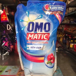 Túi Nước Giặt Omo Matic Bền Đẹp Cửa Trước - Lựu Và Tre (2.3kg)