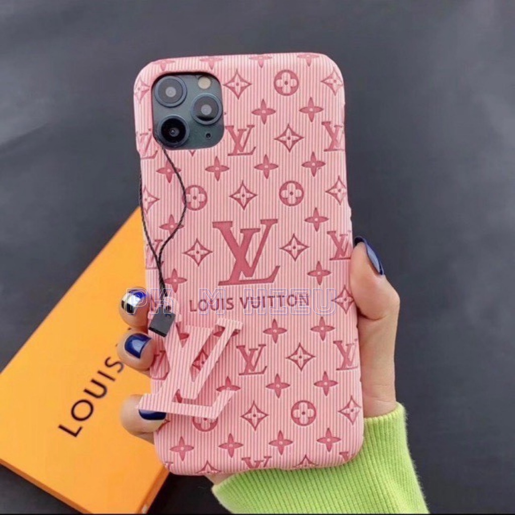 Ốp lưng iphone LV siêu phẩm bằng da KÈM LOGO SANG CHẢNH 6splus/7/7plus/8/8plus/x/xr/xs/11/12/pro/max/plus/promax