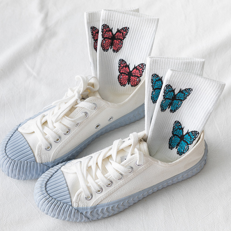 Tất Chân Cotton Thoáng Khí Thấm Hút Mồ Hôi Phong Cách Nhật