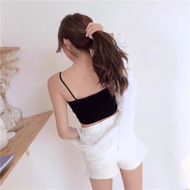 Áo Bra Nữ  FRESHIP 99K  Áo Bra Nữ Hở Lưng Cotton 2 Dây Gân Tăm Không Gọng Nâng Ngực Nhẹ Gợi Cảm Trẻ Trung Co Dãn