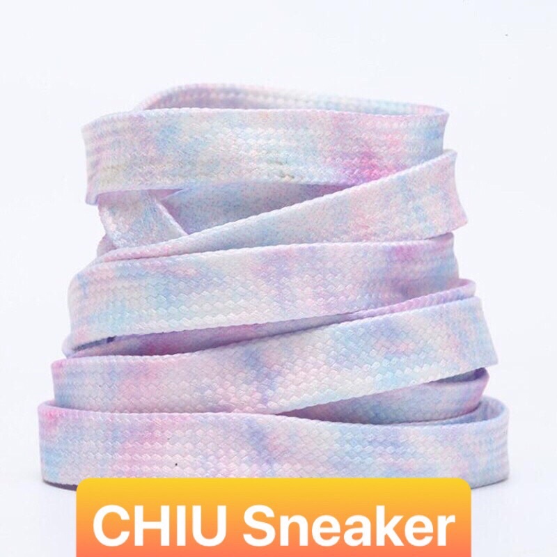 [ CHIU Sneaker ] Dây giày nhiều màu custom 1m4 cho giày cổ cao và cổ mid Custom