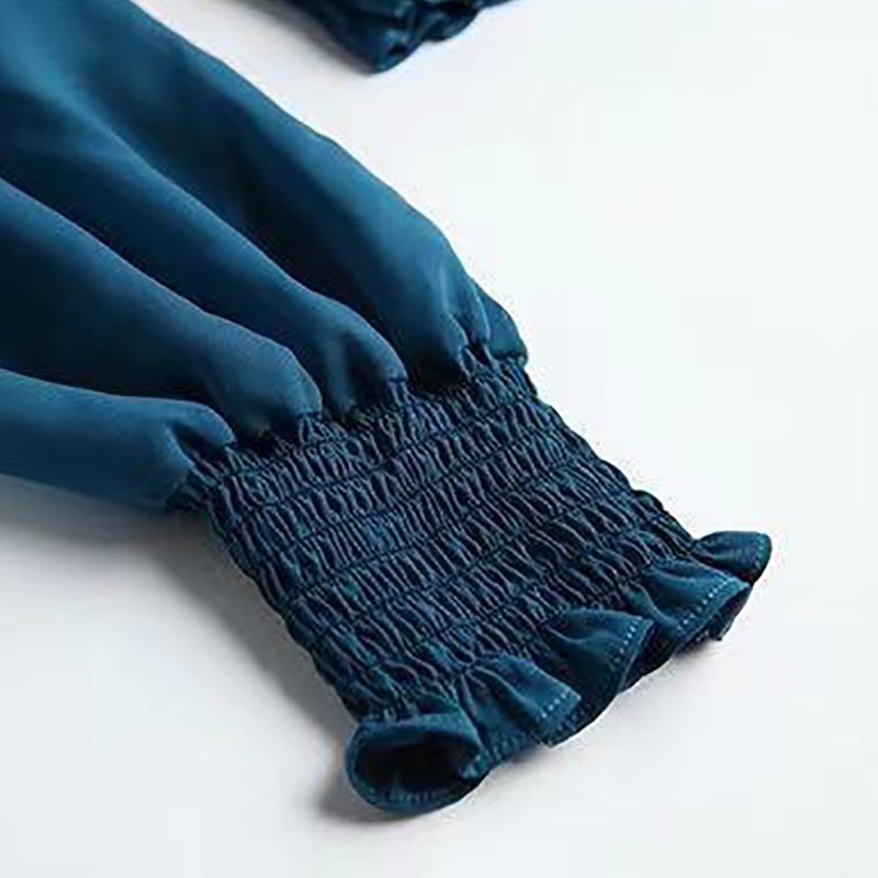 Áo IELGY vải voan cổ vuông size nhỏ kiểu Pháp thiết kế thời trang sang trọng cho nữ