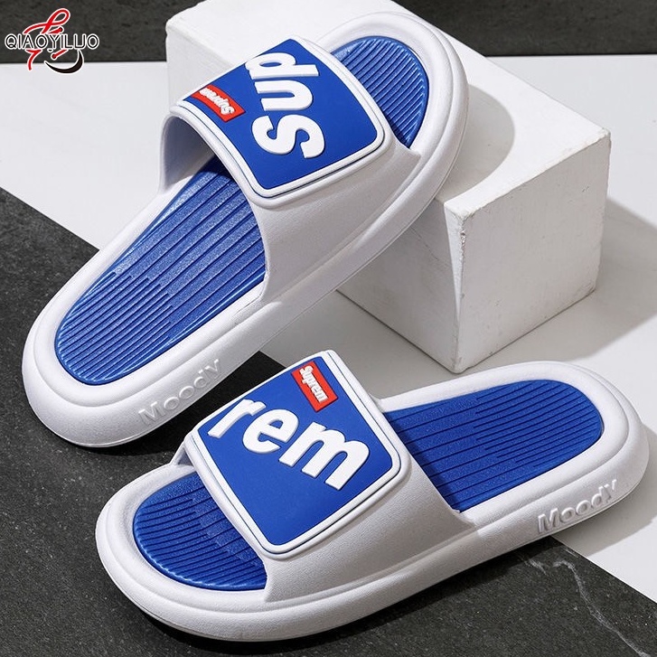 Dép đi trong nhà tắm QIAOYILUO đế mềm chống trượt thiết kế thoáng khí