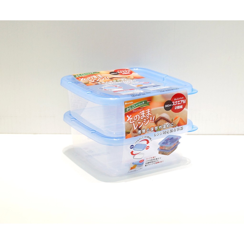 Hộp trữ thức ăn set2 380ml INOMATA