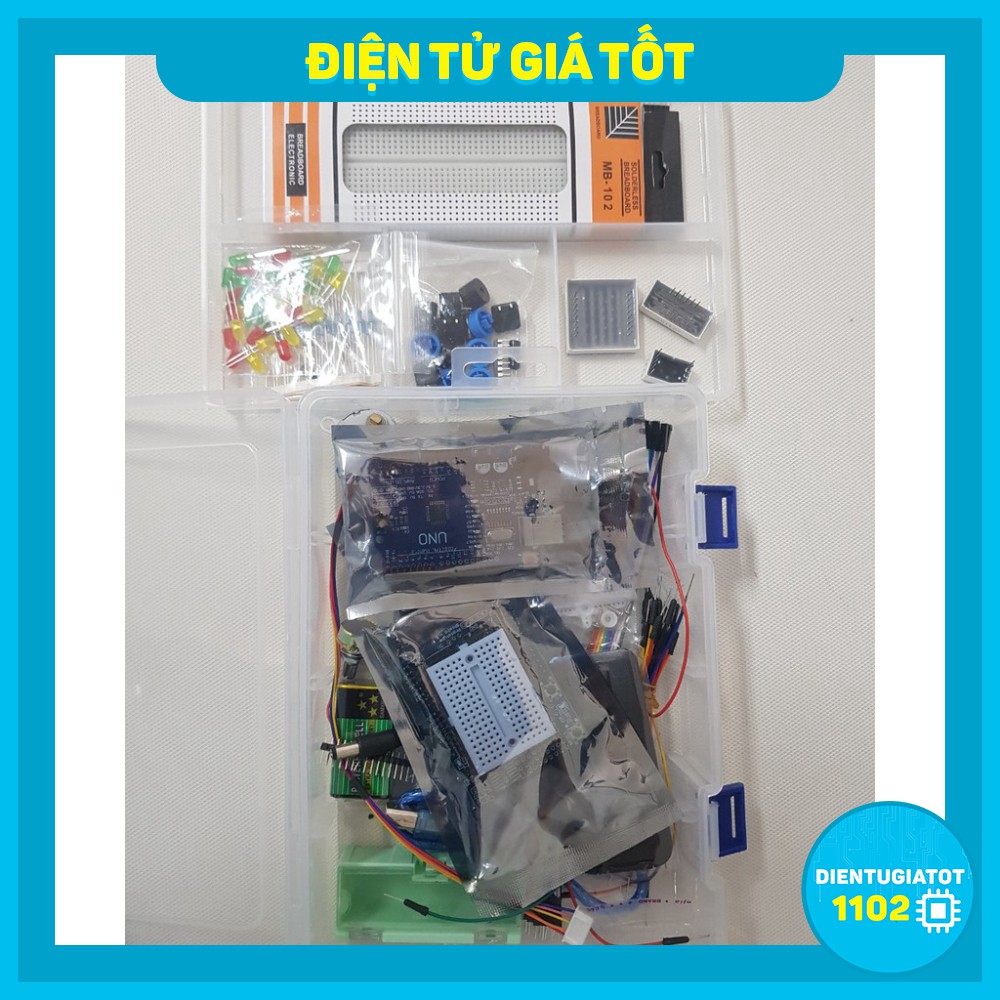 Bộ Kít Học Tập Arduino UNO R3 Cơ Bản