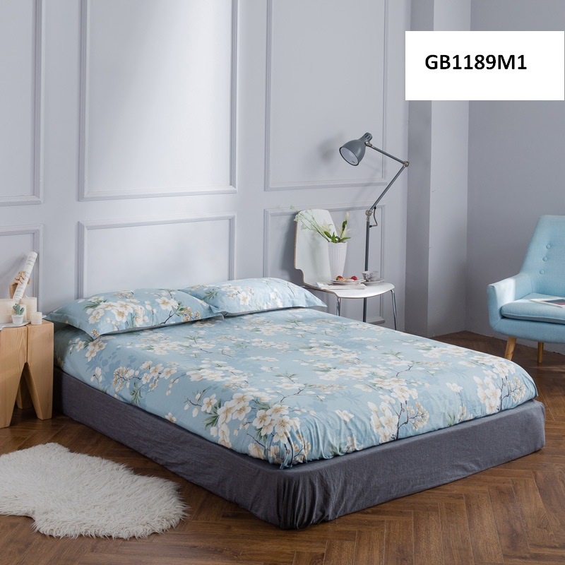 GB1189- sale 30% Ga trải giường ga bọc chun cotton 120 x 200cm hàng nhập